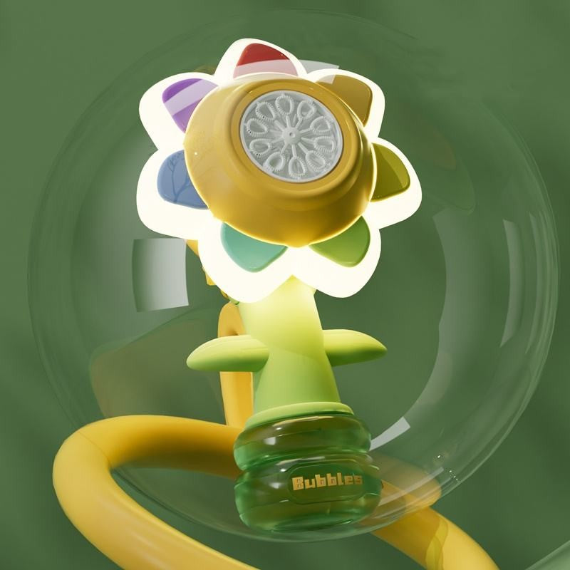 Sunflower Bubble Blowing Machine Toy for Children