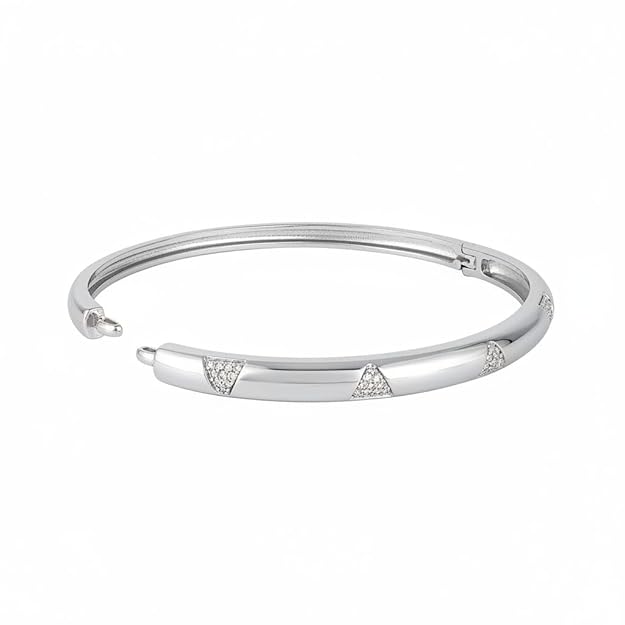 Adjustable Silver Plated kada for women