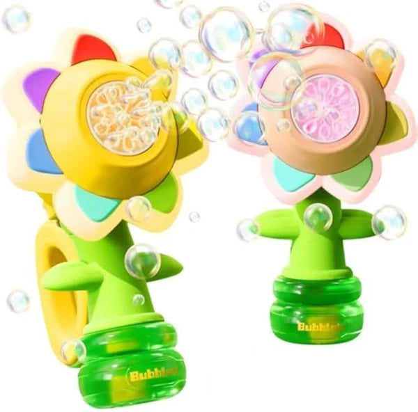 Sunflower Bubble Blowing Machine Toy for Children